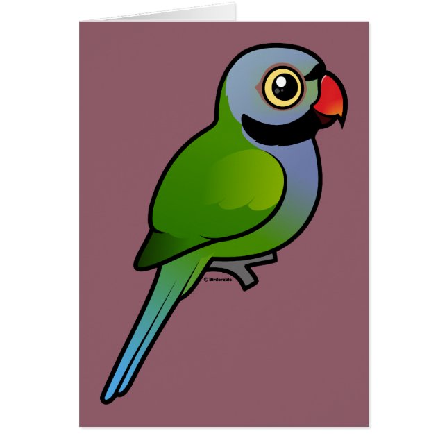 Cartão Parakeet de Derbyan (Frente)