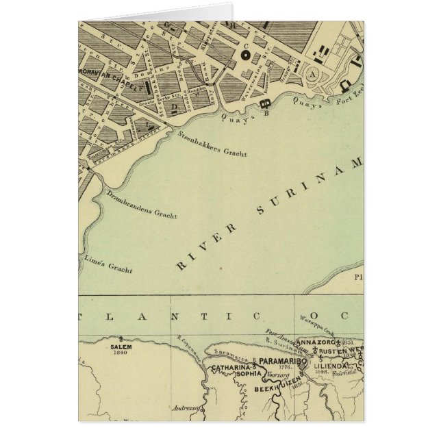 Cartão Paramaribo Surinam (Frente)
