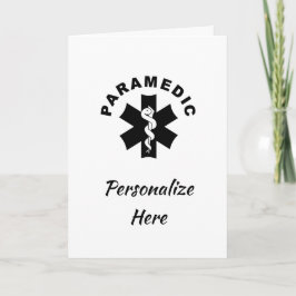 Cartão Paramedic Theme
