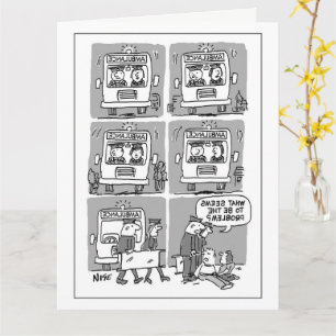 Cartão paramédico engraçado