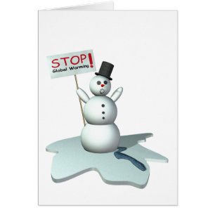 Cartão parar o aquecimento global