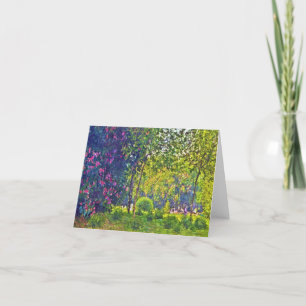 Cartão Parc Monceau Claude Monet