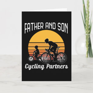 Cartão Parceiros De Ciclismo Pai E Filho Dia Dos Pais 202