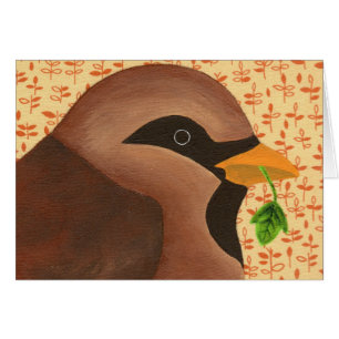 Cartão Pardal de casa