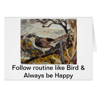 Cartão Pardal do pássaro