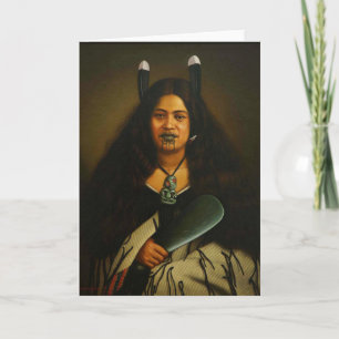 Cartão "Pare Watene" - G. Lindauer