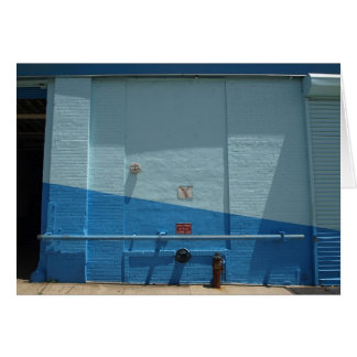 Cartão Parede Azul 5x7