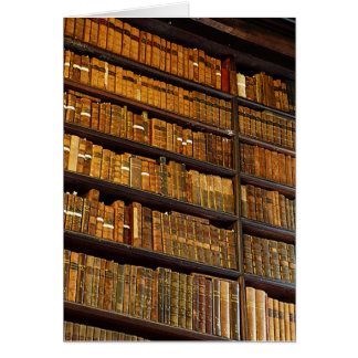 Cartão Parede da biblioteca