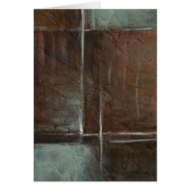 Cartão Parede de tijolos Vermelho e Cinza (Frente)