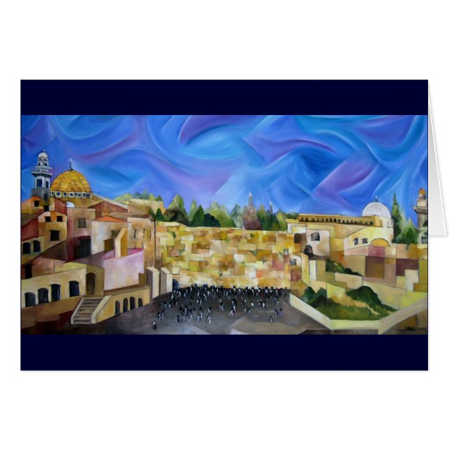 Cartão Parede ocidental (Frente Horizontal)