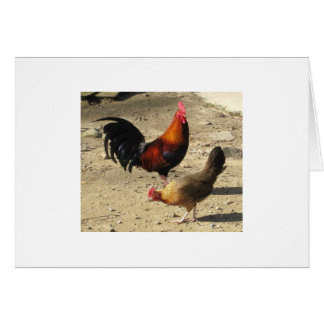 Cartão Pares de Gamebirds principal redondo
