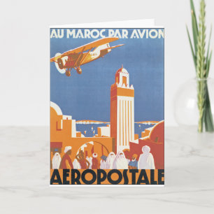 Cartão Paridade Avion de Maroc do Au