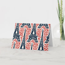 Paris Greeting Card