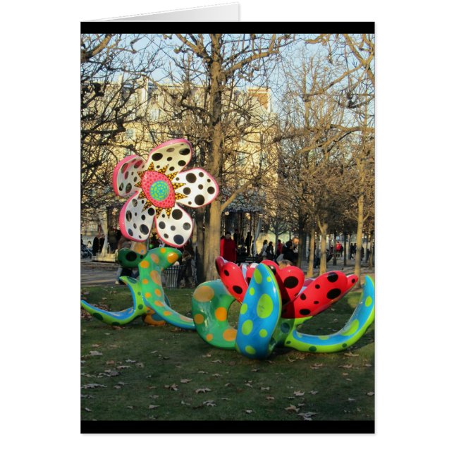 Cartão Paris - Jardin de Tuilleries (Frente)