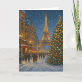 Cartão Paris no Natal