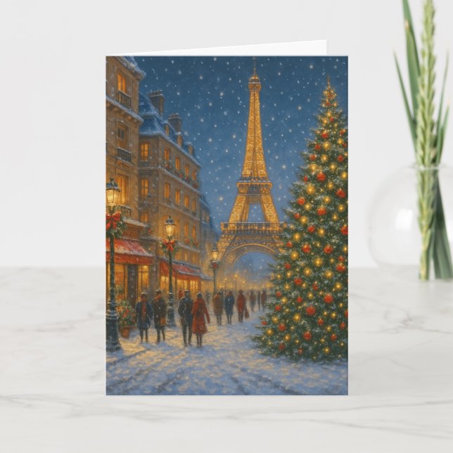 Cartão Paris no Natal (Frente)