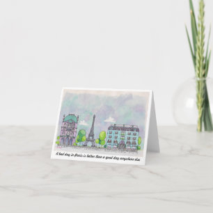 Cartão Paris Notecard