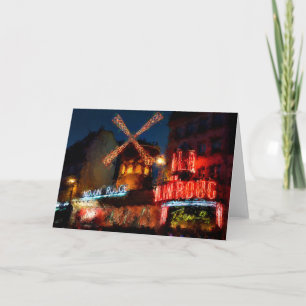 Cartão Paris painting poster canvas print jigsaw puzzle p