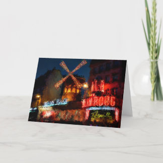 Cartão Paris painting poster canvas print jigsaw puzzle p