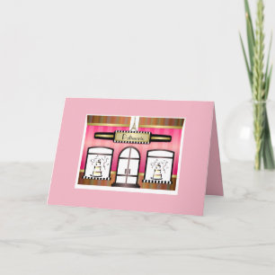 Cartão Paris Patisserie French Theme Birthday Card