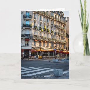 Cartão Paris pela Manhã