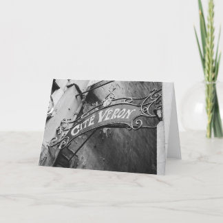 CARTÃO PARISIAN ALLEY . . .