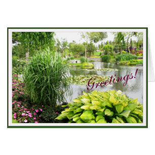 Cartão Park Photo Beaulinda Hosta - quadro personalizável