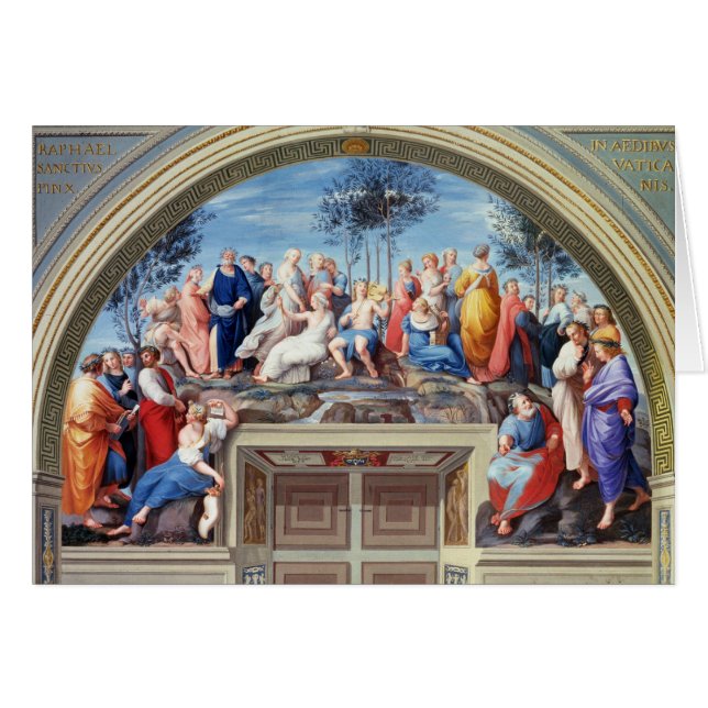 Cartão Parnassus e o Disputa, do della S da estância (Frente Horizontal)