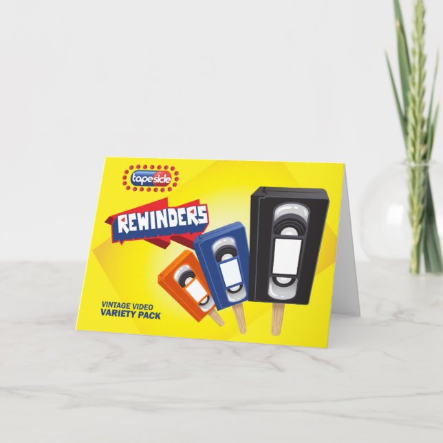 Cartão Paródia do pacote de gelo VHS (Frente)