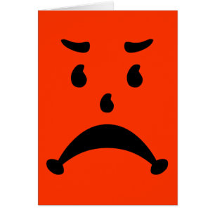 Cartão Paródia Infantil dos anos 80 com raiva