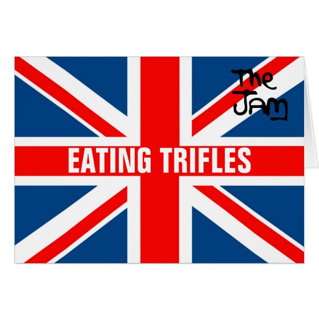 Cartão Paródia Union Jack (Frente Horizontal)