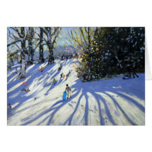 Cartão Parque adiantado de Darley da neve