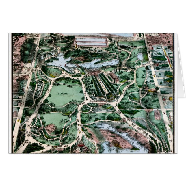 CARTÃO PARQUE CENTRAL, 1860 (Frente Horizontal)