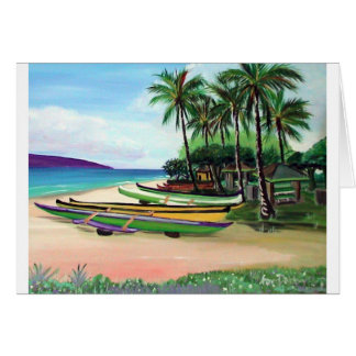 Cartão Parque da praia de Honokao'o