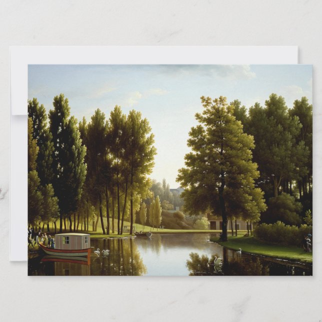 Cartão Parque de Mortefontaine (por Bidaud) (Frente)