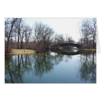 Cartão Parque de Tenney no primavera adiantado