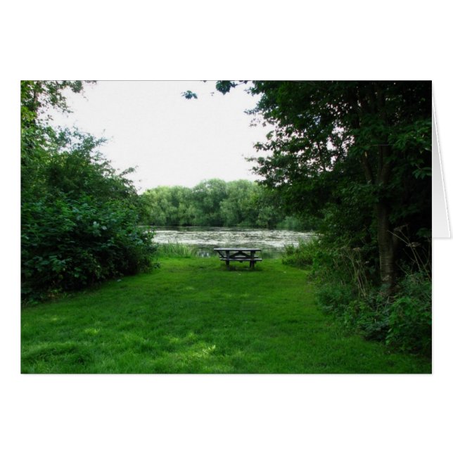 Cartão Parque do país de Watermead (Frente Horizontal)