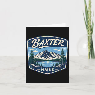 Cartão Parque estadual baxter maine montanha caminhada ac
