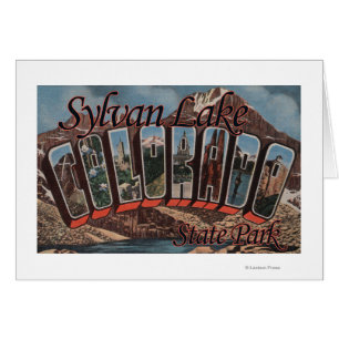 Cartão Parque estadual do lago Sylvan, Colorado