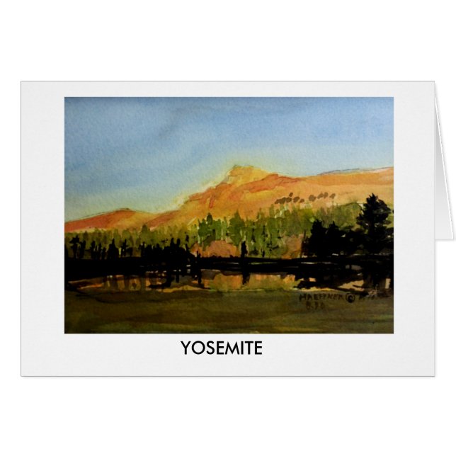 Cartão Parque nacional #4 de Yosemite (Frente horizontal)