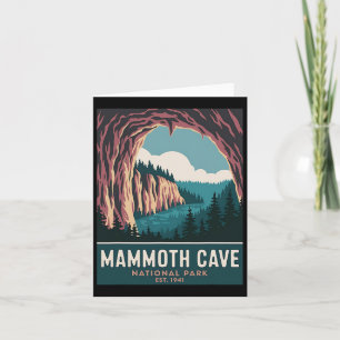 Cartão Parque Nacional da Caverna de Mamute Camping Vinta