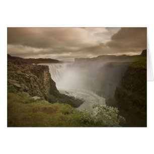 Cartão Parque Nacional da Islândia, Jokulsargljufur.