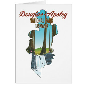 Cartão parque nacional douglas-apsley, Tasmânia