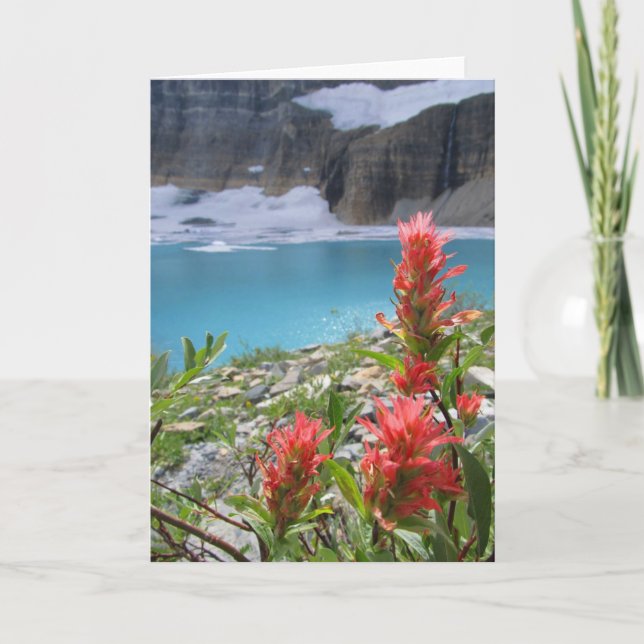 Cartão Parque Nacional Glacier (Frente)