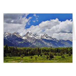 Cartão Parque Nacional Grand Teton.