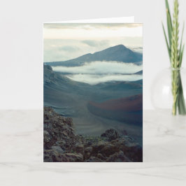 Cartão Parque Nacional Haleakalā, Maui, Hawai'i -