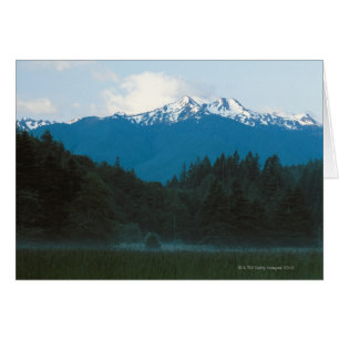 Cartão Parque nacional olímpico, o Monte Olimpo,