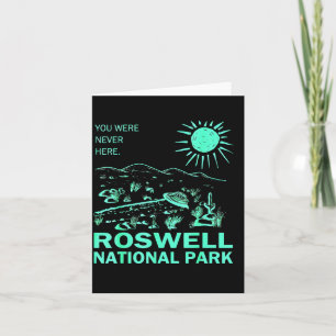 Cartão Parque Nacional Roswell Novo México