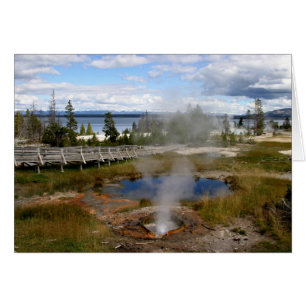 Cartão Parque Nacional Yellowstone
