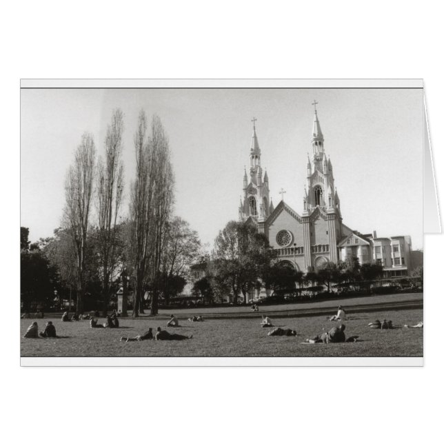 Cartão Parque quadrado de Washington (Frente Horizontal)